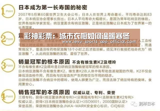 彩神彩票:城市衣橱如何温暖寒冬(图1) 彩神彩票官网